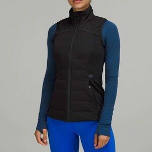 LULULEMON Down For It All Vest 8 Black Puffer Primaloft Goose Down Light Weight